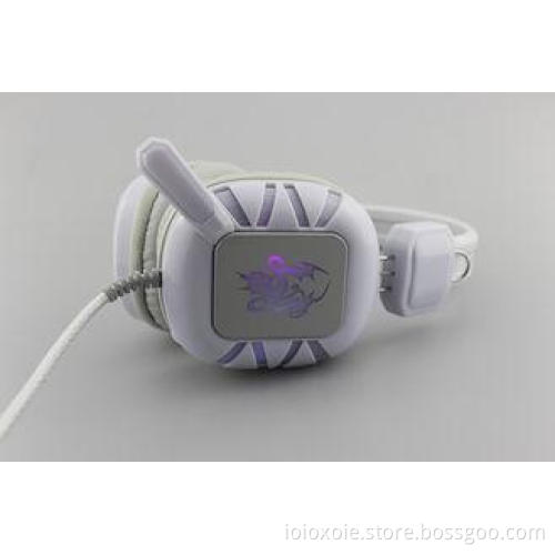Flashing Headset Wired Stereo Headphones noise canceling hi